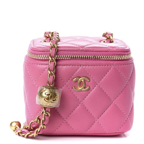 mini pink chanel|chanel small lambskin evening bag.